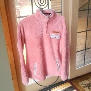 Simply Southern Simply Soft‎ Light Pink Pullover Jacket| Sz Medium